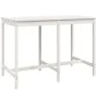 Set de mesa y taburetes altos jardín 7 pzas madera pino blanco de , Conjuntos de jardín - Ref: Foro24-3157752, Precio: 484,94...