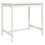 Set de mesa y taburetes altos jardín 5 pzas madera pino blanco de , Conjuntos de jardín - Ref: Foro24-3157746, Precio: 339,61...