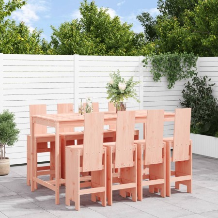 Juego de muebles de jardín 9 pzas madera maciza abeto Douglas de , Conjuntos de jardín - Ref: Foro24-3157792, Precio: 706,91 ...