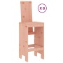 Juego de muebles de jardín 9 pzas madera maciza abeto Douglas de , Conjuntos de jardín - Ref: Foro24-3157792, Precio: 706,91 ...