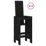 Set de mesa y taburetes altos jardín 5 piezas madera pino negro de , Conjuntos de jardín - Ref: Foro24-3157773, Precio: 381,7...