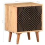Mesita de noche de madera maciza de acacia 40x30x50 cm de vidaXL, Mesitas de noche - Ref: Foro24-322667, Precio: 85,63 €, Des...