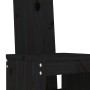 Set de mesa y taburetes altos jardín 5 piezas madera pino negro de , Conjuntos de jardín - Ref: Foro24-3157773, Precio: 381,7...
