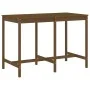 Mesa y taburetes altos de jardín 7 pzas madera pino marrón miel de , Conjuntos de jardín - Ref: Foro24-3157784, Precio: 579,4...