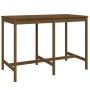 Mesa y taburetes altos de jardín 7 pzas madera pino marrón miel de , Conjuntos de jardín - Ref: Foro24-3157814, Precio: 549,4...