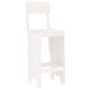Set de mesa y taburetes altos jardín 5 pzas madera pino blanco de , Conjuntos de jardín - Ref: Foro24-3157800, Precio: 355,81...