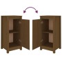 Aparadores 2 uds madera maciza de pino marrón miel 40x35x80 cm de , Aparadores - Ref: Foro24-813731, Precio: 77,92 €, Descuen...