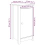 Aparadores 2 uds madera maciza de pino marrón miel 40x35x80 cm de , Aparadores - Ref: Foro24-813731, Precio: 77,92 €, Descuen...