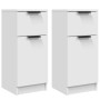 Aparadores 2 uds madera contrachapada blanco 30x30x70 cm de , Aparadores - Ref: Foro24-811116, Precio: 97,65 €, Descuento: %