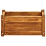 Arriate de madera de acacia 50x25x25 cm de vidaXL, Maceteros y jardineras - Ref: Foro24-42565, Precio: 57,25 €, Descuento: %