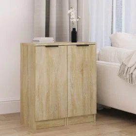 Aparadores 2 uds madera contrachapada roble Sonoma 30x30x70 cm de , Aparadores - Ref: Foro24-811140, Precio: 76,06 €, Descuen...