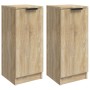 Aparadores 2 uds madera contrachapada roble Sonoma 30x30x70 cm de , Aparadores - Ref: Foro24-811140, Precio: 77,95 €, Descuen...