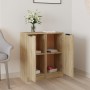 Aparadores 2 uds madera contrachapada roble Sonoma 30x30x70 cm de , Aparadores - Ref: Foro24-811140, Precio: 77,95 €, Descuen...