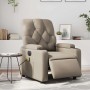 Sillón reclinable de masaje eléctrico cuero sintético capuchino en Sillones | Comprar online en Foru.es