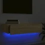 Mueble de TV con luces LED roble Sonoma 60x35x15,5 cm de , Muebles TV - Ref: Foro24-842890, Precio: 46,51 €, Descuento: %