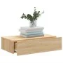 Mueble de TV con luces LED roble Sonoma 60x35x15,5 cm de , Muebles TV - Ref: Foro24-842890, Precio: 46,51 €, Descuento: %