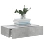 Mueble de TV con luces LED gris hormigón 60x35x15,5 cm de , Muebles TV - Ref: Foro24-842892, Precio: 35,10 €, Descuento: %
