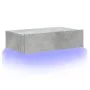 Mueble de TV con luces LED gris hormigón 60x35x15,5 cm de , Muebles TV - Ref: Foro24-842892, Precio: 33,89 €, Descuento: %