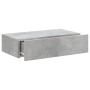 Mueble de TV con luces LED gris hormigón 60x35x15,5 cm de , Muebles TV - Ref: Foro24-842892, Precio: 35,10 €, Descuento: %