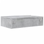 Mueble de TV con luces LED gris hormigón 60x35x15,5 cm de , Muebles TV - Ref: Foro24-842892, Precio: 35,10 €, Descuento: %