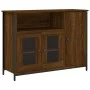 Engineered wood brown oak sideboard 100x35x75 cm by , Sideboards - Ref: Foro24-835513, Price: 96,86 €, Discount: %