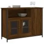 Engineered wood brown oak sideboard 100x35x75 cm by , Sideboards - Ref: Foro24-835513, Price: 96,86 €, Discount: %