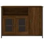 Engineered wood brown oak sideboard 100x35x75 cm by , Sideboards - Ref: Foro24-835513, Price: 96,86 €, Discount: %