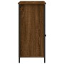 Aparador de madera de ingeniería marrón roble 100x35x75 cm de , Aparadores - Ref: Foro24-835513, Precio: 98,39 €, Descuento: %