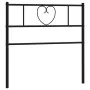 Kopfteil aus schwarzem Metall, 90 cm von , Kopf- und Fußteile - Ref: Foro24-355491, Preis: 22,18 €, Rabatt: %