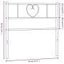 Kopfteil aus schwarzem Metall, 90 cm von , Kopf- und Fußteile - Ref: Foro24-355491, Preis: 22,18 €, Rabatt: %