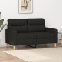 Sofá de 2 plazas de tela negro 120 cm de , Sofás - Ref: Foro24-359231, Precio: 184,77 €, Descuento: %