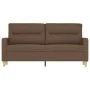 Sofá de 2 plazas de tela marrón 140 cm de , Sofás - Ref: Foro24-359238, Precio: 207,61 €, Descuento: %