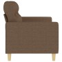 Sofá de 2 plazas de tela marrón 140 cm de , Sofás - Ref: Foro24-359238, Precio: 210,78 €, Descuento: %