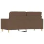 2-seater brown fabric sofa, 140 cm by , Sofas - Ref: Foro24-359238, Price: 207,61 €, Discount: %
