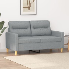 Sofá de 2 plazas de tela gris claro 120 cm de , Sofás - Ref: Foro24-359227, Precio: 200,79 €, Descuento: %