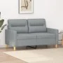 Sofá de 2 plazas de tela gris claro 120 cm de , Sofás - Ref: Foro24-359227, Precio: 194,73 €, Descuento: %