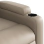 Sillón reclinable de masaje eléctrico cuero sintético capuchino en Sillones | Comprar online en Foru.es