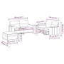 Set Sofas mit Kissen 3 Stück schwarzer Stoff von , Sofas - Ref: Foro24-3201596, Preis: 493,11 €, Rabatt: %