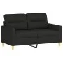 Juego de sofás con cojines 3 piezas tela negro de , Sofás - Ref: Foro24-3201540, Precio: 580,67 €, Descuento: %