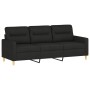 Juego de sofás con cojines 2 piezas tela negro de , Sofás - Ref: Foro24-3201604, Precio: 470,42 €, Descuento: %