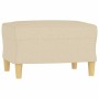 Juego de sofás con cojines 3 piezas tela crema de , Sofás - Ref: Foro24-3201594, Precio: 499,25 €, Descuento: %