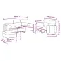 Set Sofas mit Kissen 3 Stück taupegrauer Stoff von , Sofas - Ref: Foro24-3201631, Preis: 551,83 €, Rabatt: %