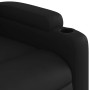 Sillón reclinable elevable cuero artificial negro en Sillones | Comprar online en Foru.es