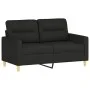 Juego de sofás con cojines 3 piezas tela negro de , Sofás - Ref: Foro24-3201580, Precio: 454,33 €, Descuento: %