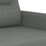Juego de sofás con cojines 3 piezas tela gris oscuro de , Sofás - Ref: Foro24-3201537, Precio: 587,65 €, Descuento: %