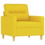 Juego de sofás con cojines 4 piezas tela amarillo claro de , Sofás - Ref: Foro24-3201549, Precio: 602,75 €, Descuento: %