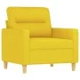 Set of sofas with 4 light yellow fabric cushions by , Sofas - Ref: Foro24-3201549, Price: 594,11 €, Discount: %
