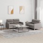 Juego de sofás con cojines 2 piezas tela gris taupe de , Sofás - Ref: Foro24-3201575, Precio: 400,80 €, Descuento: %