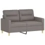 Juego de sofás con cojines 2 piezas tela gris taupe de , Sofás - Ref: Foro24-3201575, Precio: 422,91 €, Descuento: %