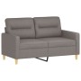 Juego de sofás con cojines 2 piezas tela gris taupe de , Sofás - Ref: Foro24-3201575, Precio: 400,80 €, Descuento: %
